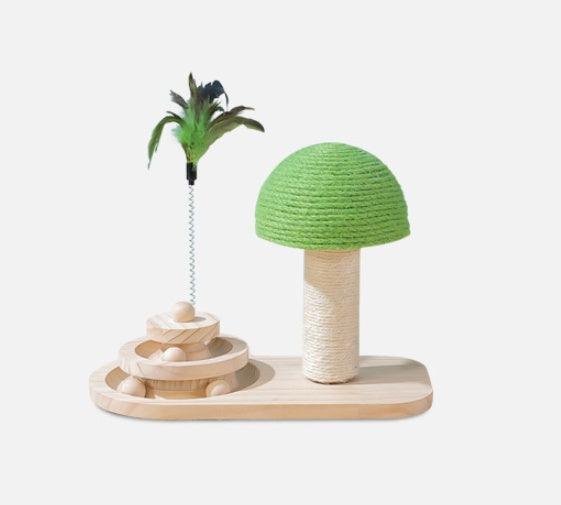 Premium Cat Activity Tree - Multi-Level Scratching Post with Interactive Sisal Ball Toys