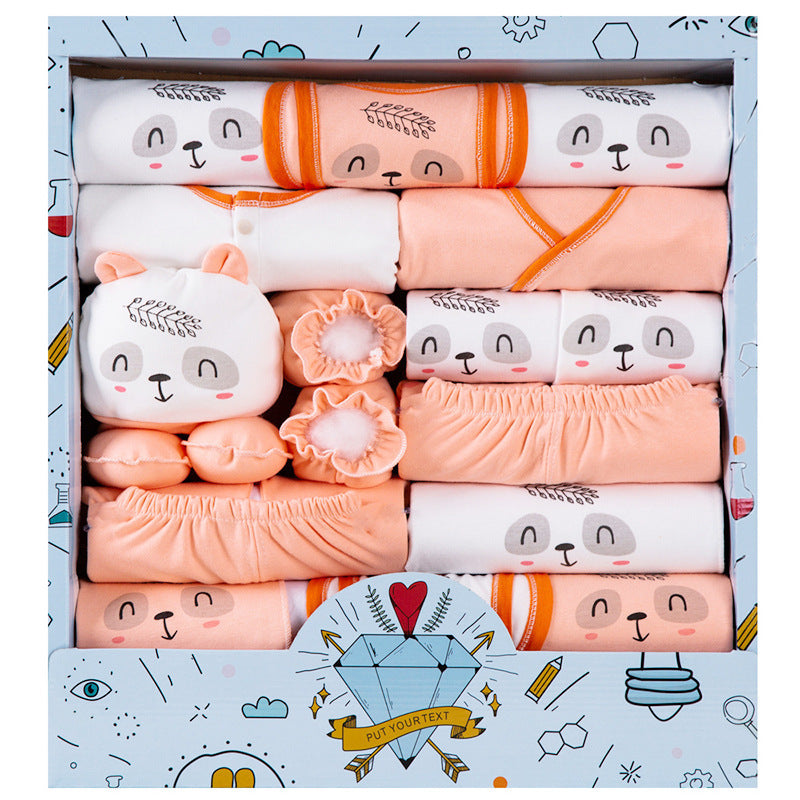 Baby Clothes Cotton Newborn Gift Box Set – Soft Cotton Baby Outfit Set, Perfect Newborn Gift, Baby Essentials Clothing Set for Newborn Boys & Girls