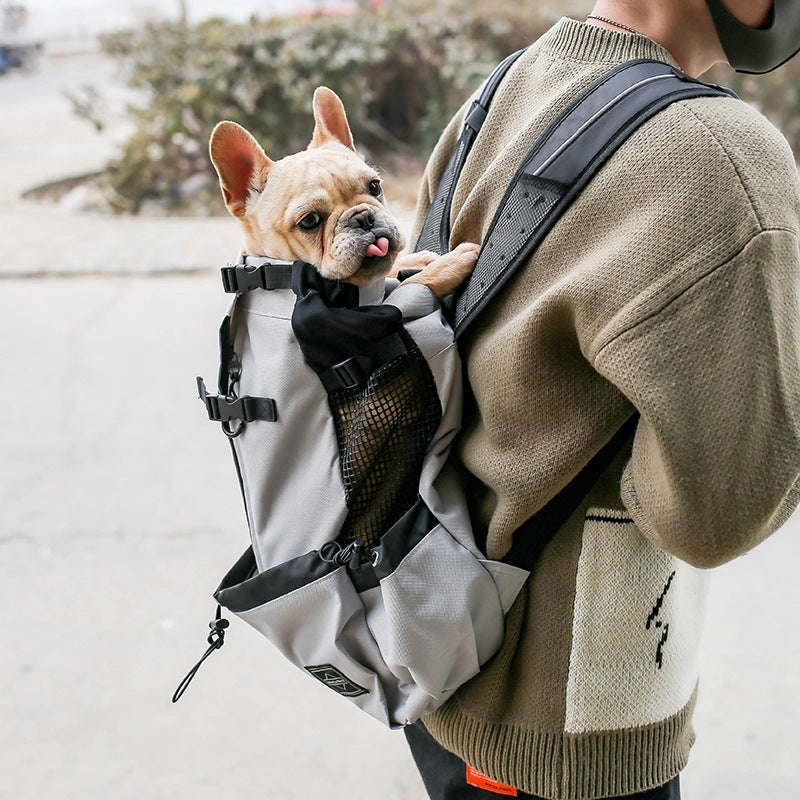 Premium Dog Carrier Backpack - Hands-Free Travel Solution for Outdoor Adventures