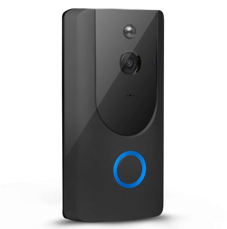 Smart WiFi Video Doorbell Camera – Visual Intercom, Night Vision, and Wireless Security Camera with Chime