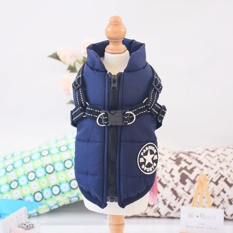 Premium Waterproof Winter Dog Coat with Built-In Harness - All-Weather Protection for All Breeds
