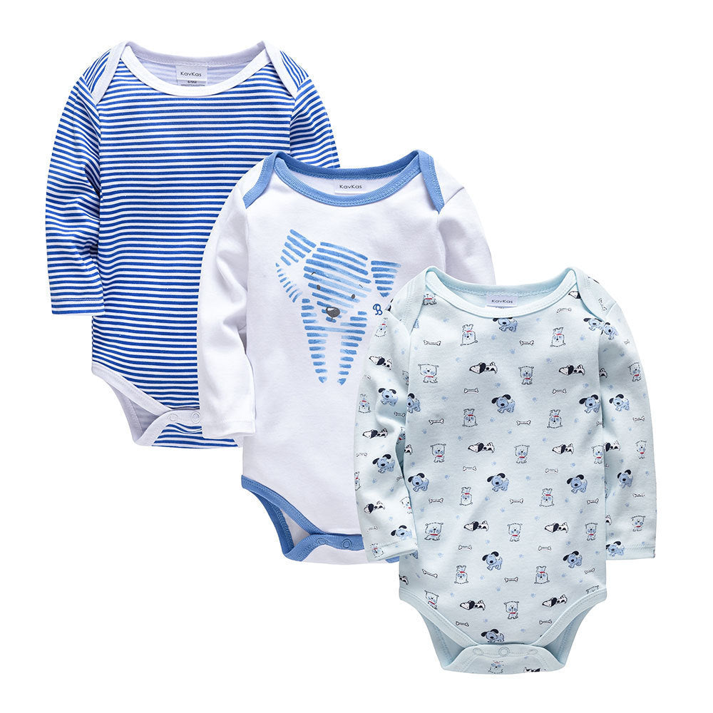 Long Sleeve Baby Clothes – Cartoon Newborn Clothes, Soft Cotton Baby Onesie, Baby Apparel for Boys and Girls