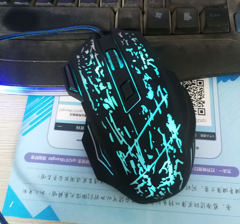 5500DPI Wired Gaming Mouse – 7-Button USB Optical RGB LED Mouse for PC Laptop Desktop Gamers