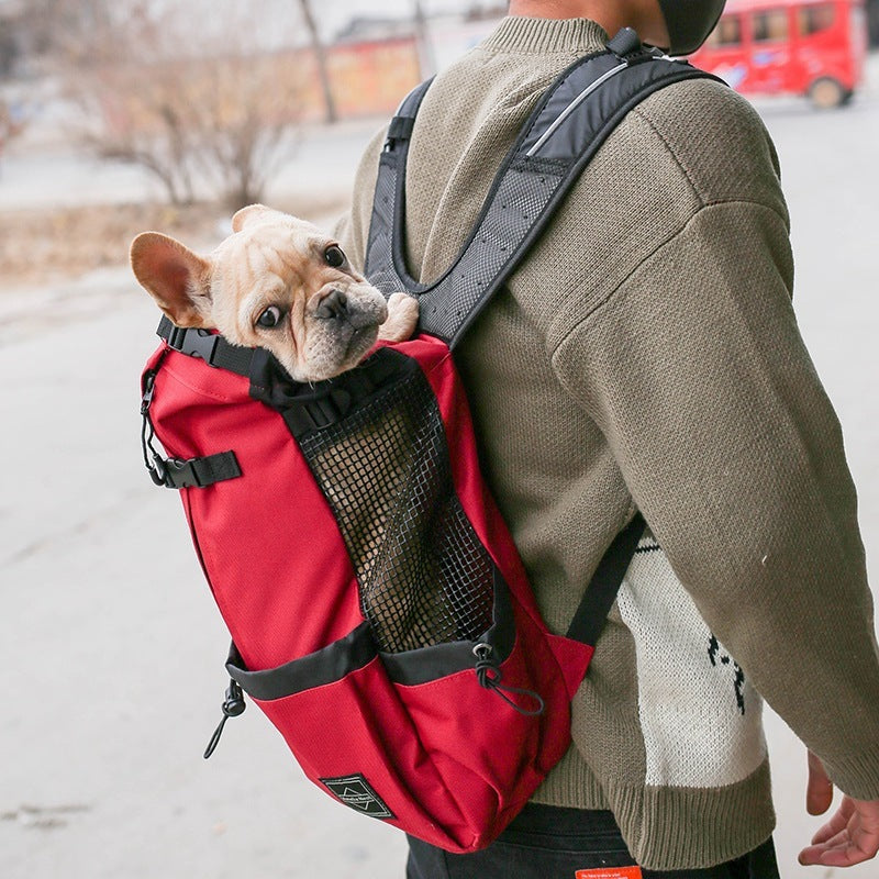 Premium Dog Carrier Backpack - Hands-Free Travel Solution for Outdoor Adventures