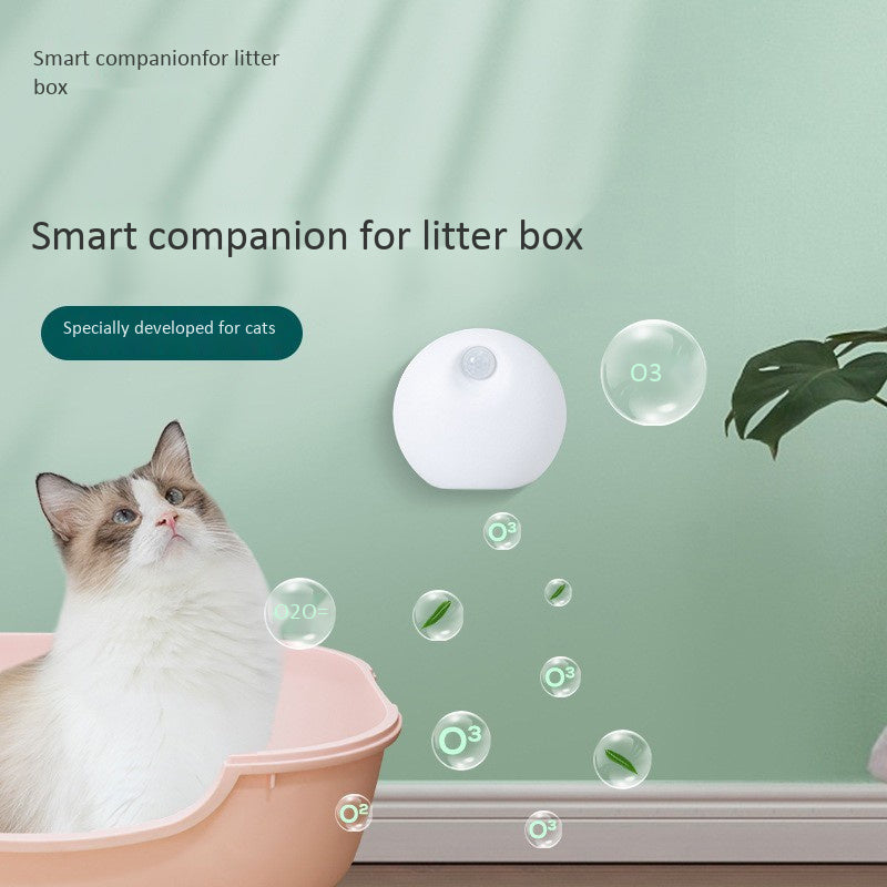 Smart Pet Air Purifier - Advanced Deodorizer for Litter Box & Pet Odor Control
