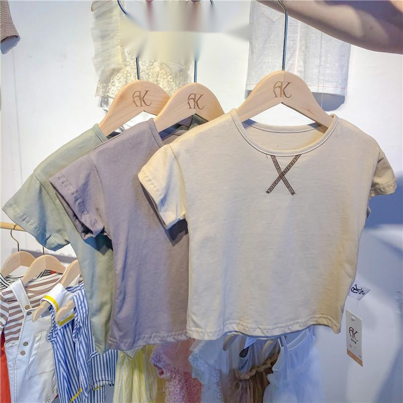 Summer Baby T-Shirt – Soft and Comfortable Simple Short-Sleeved Tee for Boys and Girls