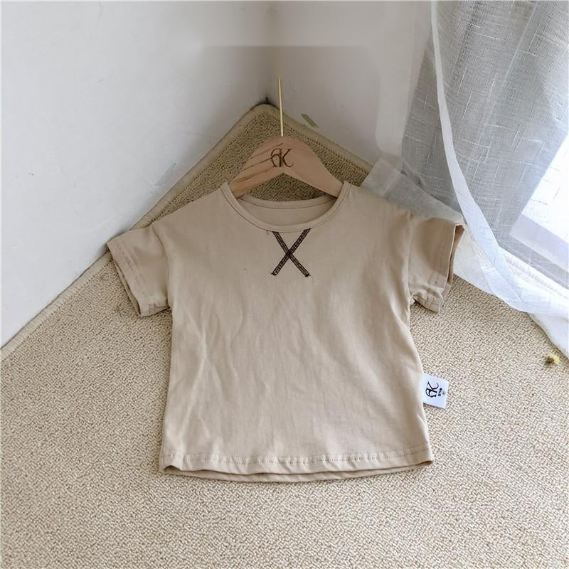 Summer Baby T-Shirt – Soft and Comfortable Simple Short-Sleeved Tee for Boys and Girls
