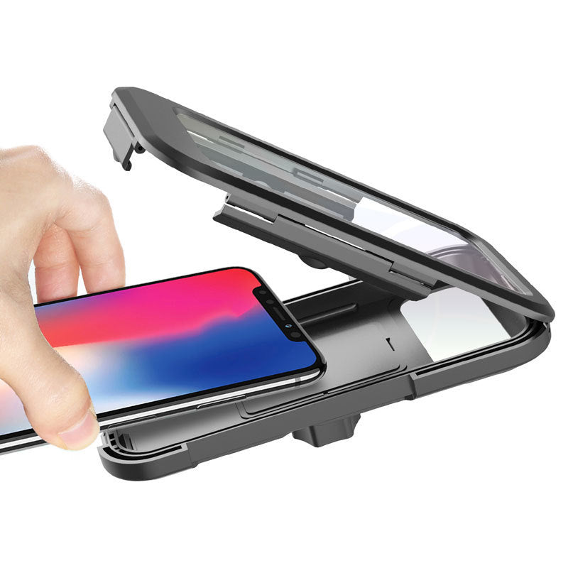 Waterproof Mobile Phone Stand – Folding Navigation Holder & Rainproof Case for Bicycle & Motorcycle