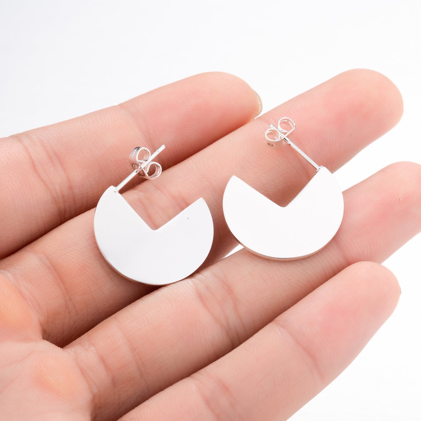 Natural Landscape Mountain Ear Climber Earrings - Trekking & Geography Jewelry