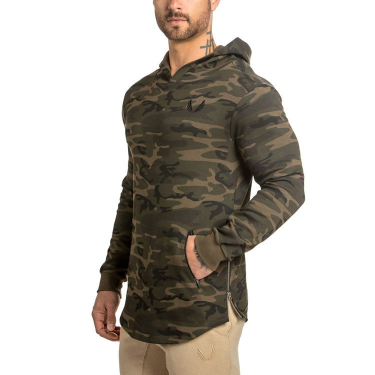 New Men’s Camouflage Hoodie - Stylish and Comfortable Hooded Sweatshirt for Casual Wear