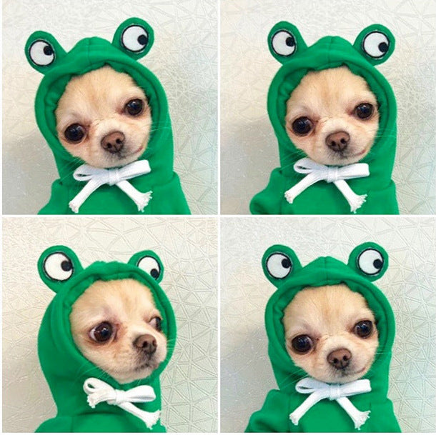 Adorable Fruit-Themed Dog Hoodie - Premium Fleece Winter Coat for Small Breeds