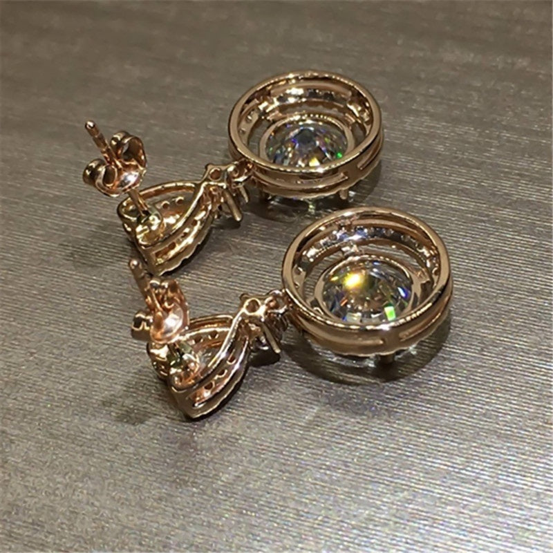 Bohemian Dangle Round Earrings for Women – Stylish Fashion Jewelry Ring Earrings