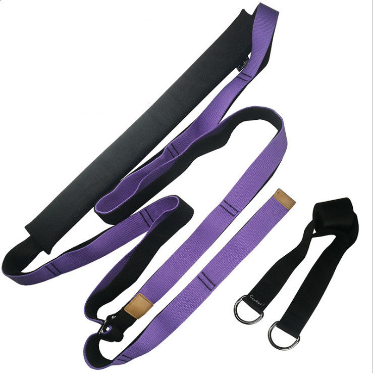 Yoga Strap Gym Belt – Adjustable Stretching Strap for Flexibility, Yoga, Pilates & Home Workouts