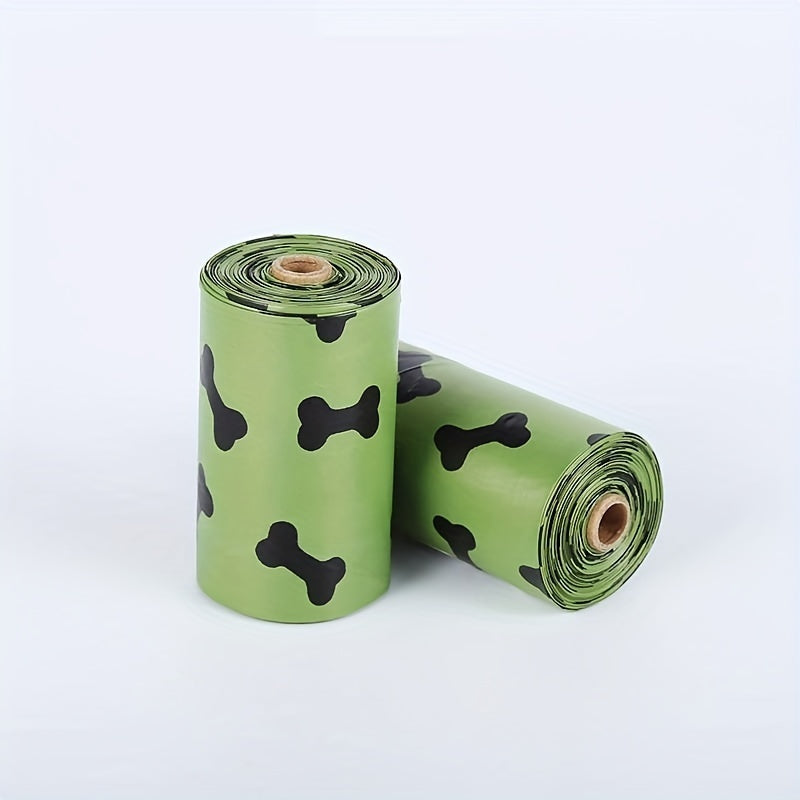 Premium Biodegradable Dog Waste Bags - Extra Thick Leak-Proof Poop Bags with Dispenser (15 Bags/Roll)