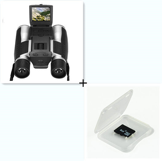 12x32 Digital Camera Binoculars – High Magnification, Compact Design, Built-in Camera for Outdoor Photography