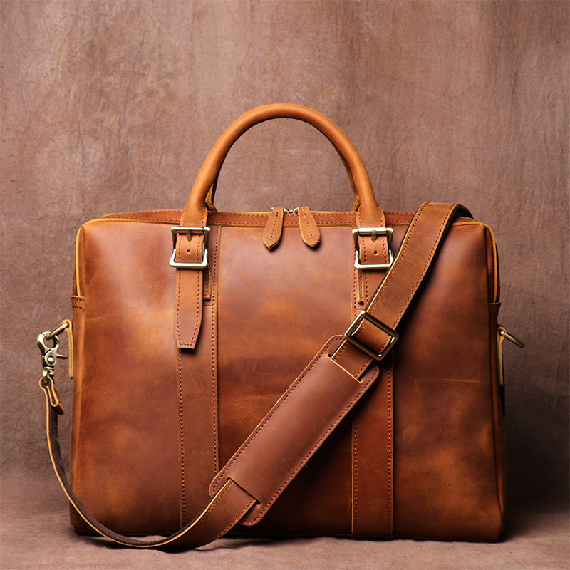 Stylish Men's Handbags, Fashionable Leather Shoulder Bags, Casual Messenger Bags for Men