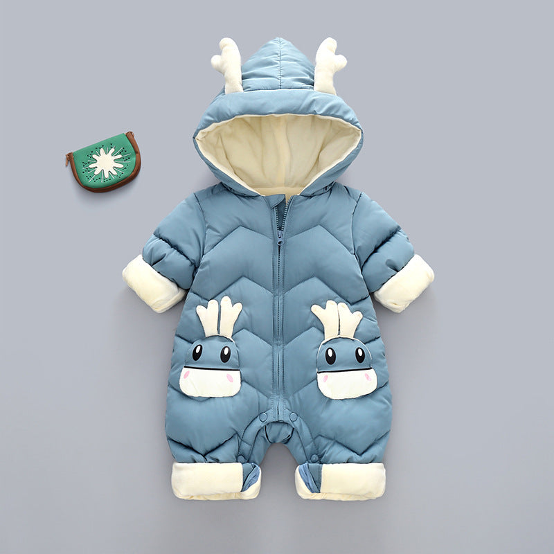 Baby Winter Romper – Warm, Soft, and Cozy Snowsuit for Baby Boys and Girls