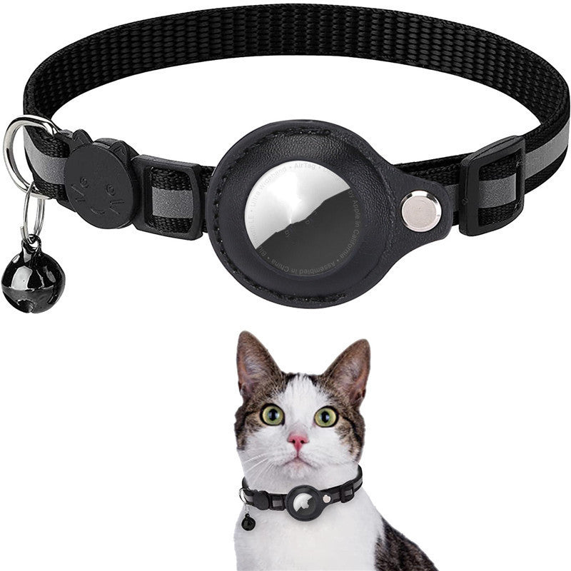 Premium AirTag Pet Collar - Waterproof Reflective Safety Collar with Secure Tracking Case