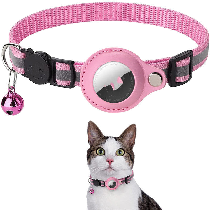 Premium AirTag Pet Collar - Waterproof Reflective Safety Collar with Secure Tracking Case