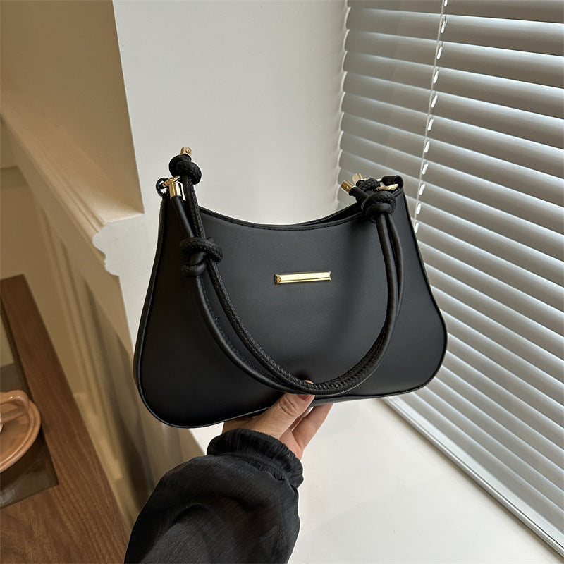 Women's High-End Small Square Armpit Handbag – Elegant Designer Shoulder Purse