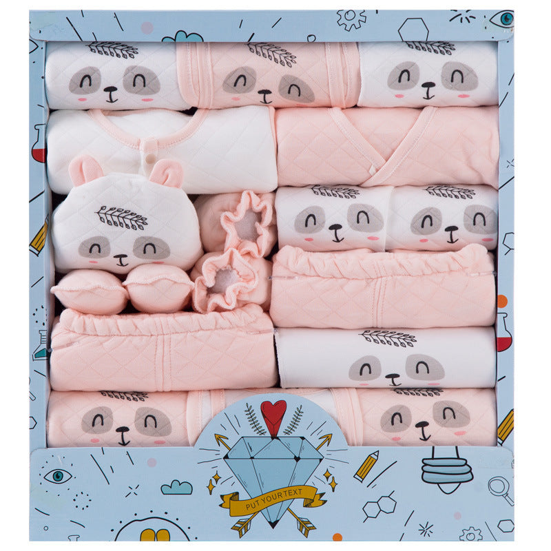 Baby Clothes Cotton Newborn Gift Box Set – Soft Cotton Baby Outfit Set, Perfect Newborn Gift, Baby Essentials Clothing Set for Newborn Boys & Girls