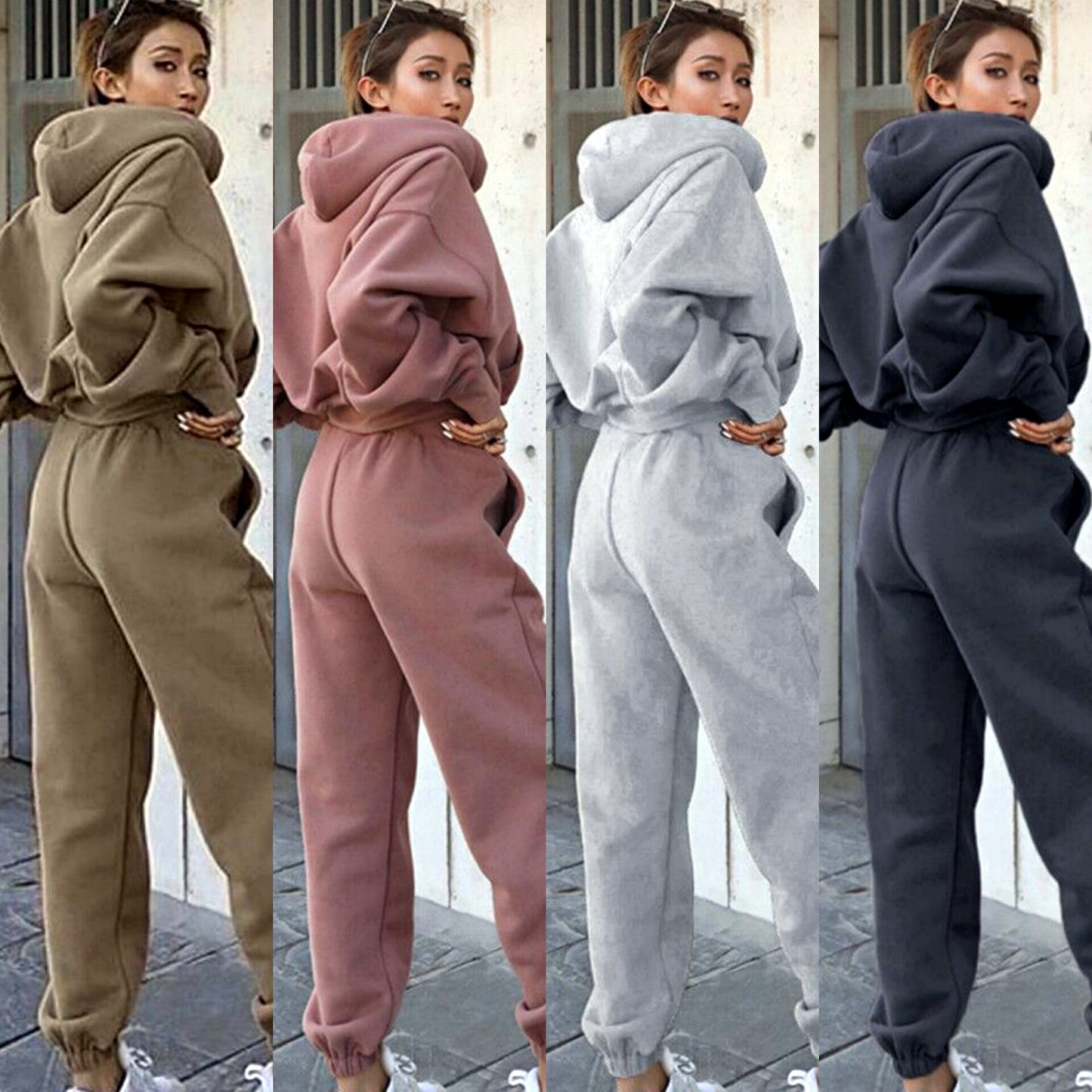 Women’s Casual Hoodie Coat Sports Suit – New Autumn and Winter Hoodie Tracksuit
