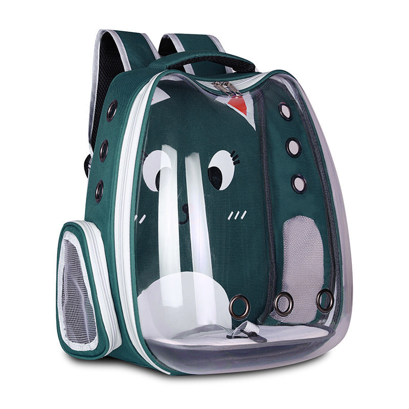 Premium Breathable Pet Carrier Backpack - Comfortable Travel Bag for Cats & Small Dogs