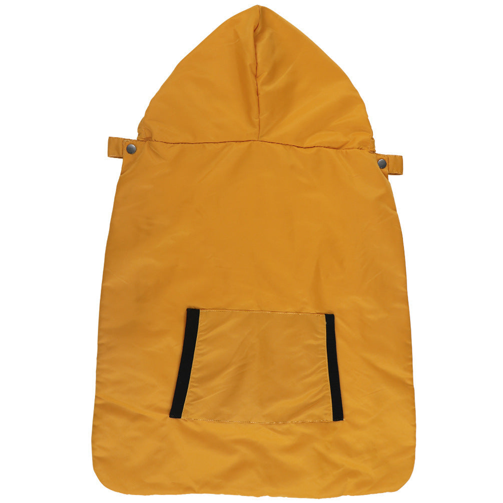 Windproof Baby Backpack Blanket – Cozy Baby Sling for Outdoor Adventures, Keep Your Baby Warm and Protected