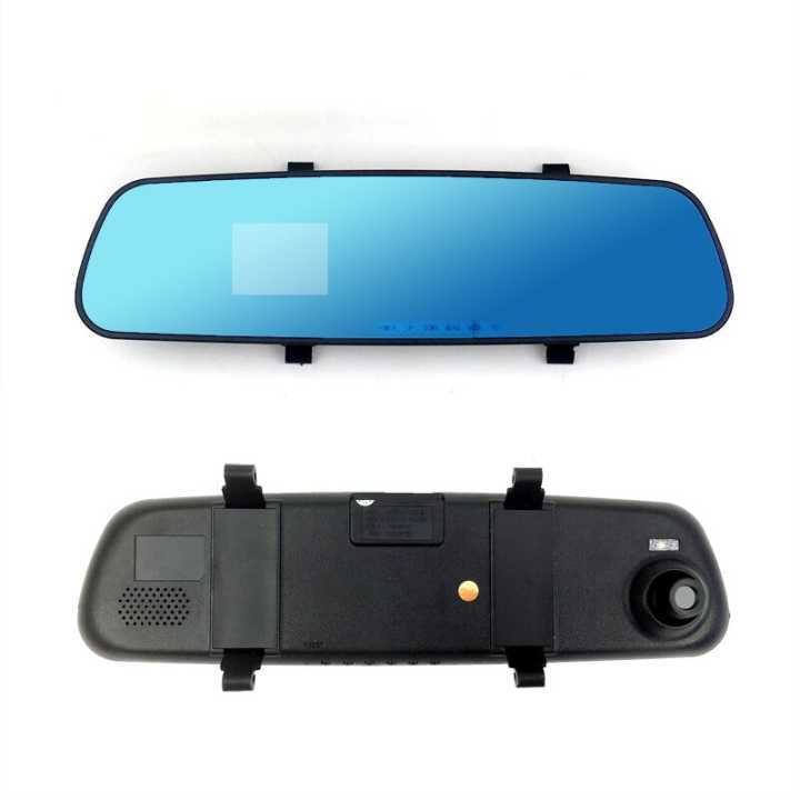 1080P HD Rearview Mirror Dash Cam – Wide-Angle Driving Recorder with Loop Recording & Night Vision