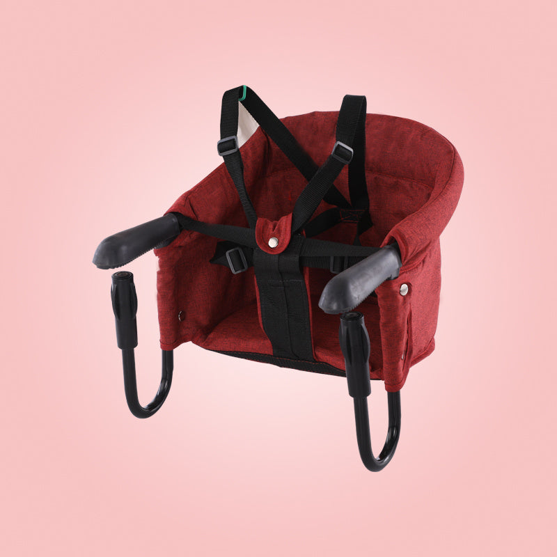 Portable Kids Baby High Chair – Adjustable Dining Seat with Safety Belt for Feeding and Baby Care