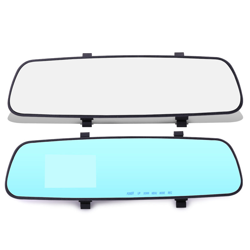 1080P HD Rearview Mirror Dash Cam – Wide-Angle Driving Recorder with Loop Recording & Night Vision