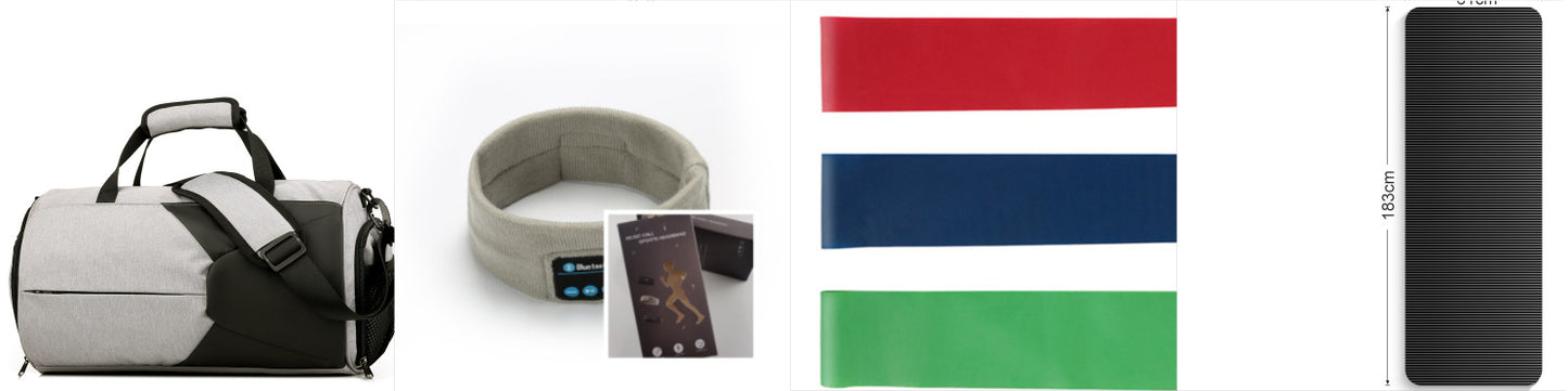 Wireless Bluetooth Headband – Outdoor Fitness & Yoga Headband with Hands-Free Audio for Exercise & Sports