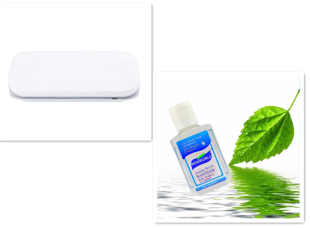 5V Double UV Phone Sterilizer Box – Jewelry & Phone Cleaner with Personal Sanitizer Disinfection and Aromatherapy
