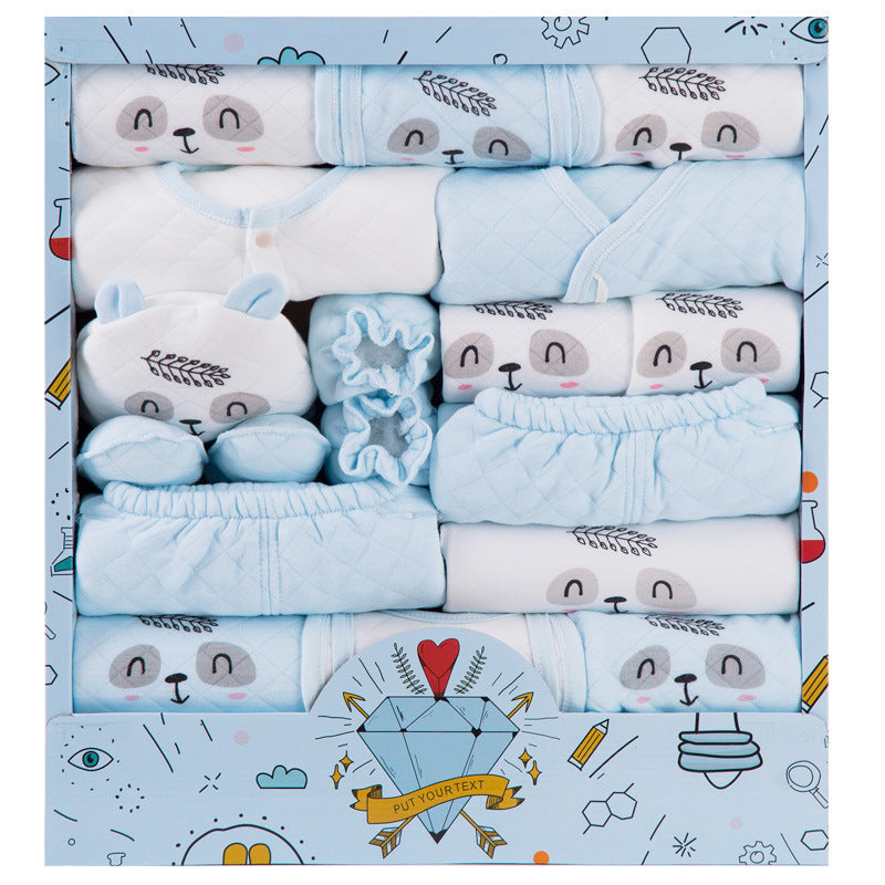 Baby Clothes Cotton Newborn Gift Box Set – Soft Cotton Baby Outfit Set, Perfect Newborn Gift, Baby Essentials Clothing Set for Newborn Boys & Girls