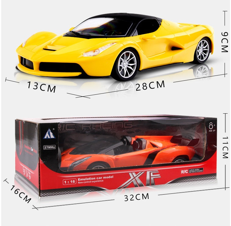 1:16 Scale Remote Control Racing Car – High-Speed Model for Kids and Adults