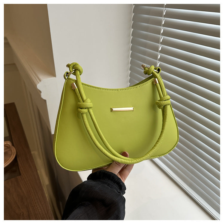Women's High-End Small Square Armpit Handbag – Elegant Designer Shoulder Purse
