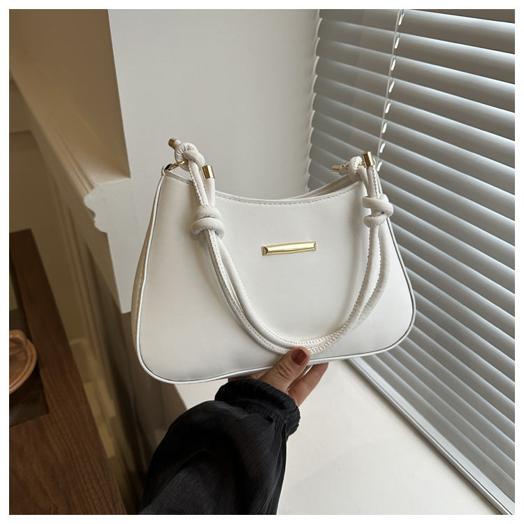 Women's High-End Small Square Armpit Handbag – Elegant Designer Shoulder Purse