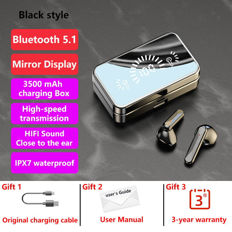 The New Bluetooth Black Tech E-sports Headset – Wireless Gaming Headphones with Advanced Sound and Noise Cancellation