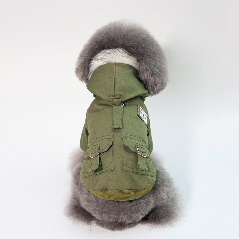 Premium Hooded Dog Winter Coat - Warm Weather Protection for Small & Medium Dogs