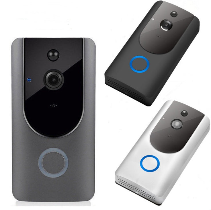 Smart WiFi Video Doorbell Camera – Visual Intercom, Night Vision, and Wireless Security Camera with Chime