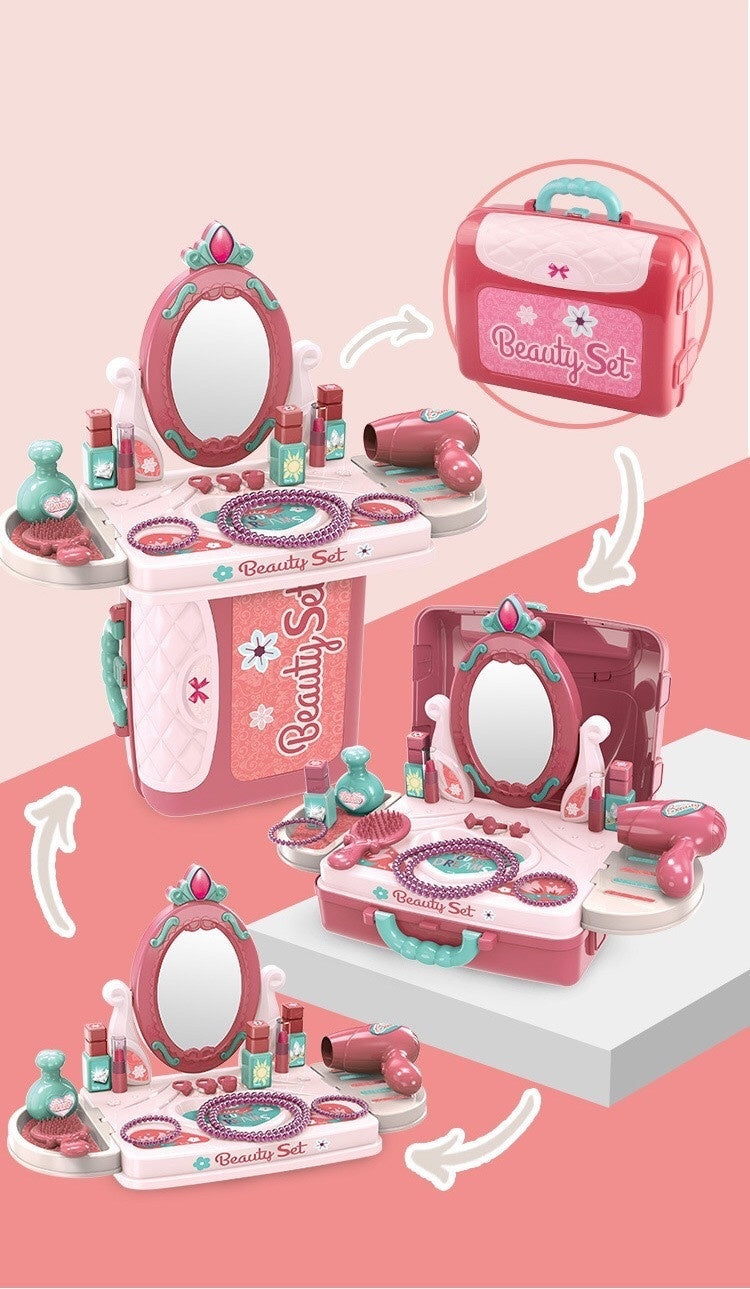 Kids Doctor & Makeup Toy Set – Interactive Dresser Tools for Pretend Play & Imaginative Fun