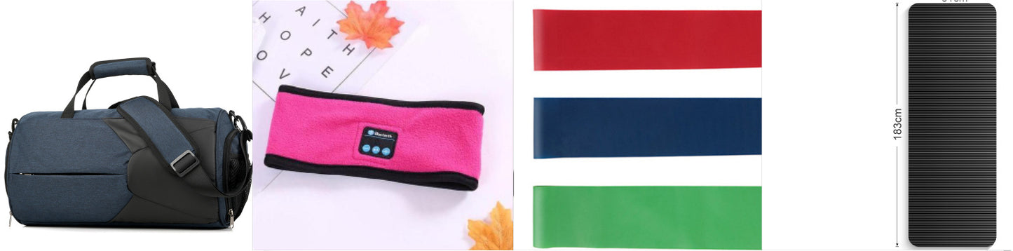 Wireless Bluetooth Headband – Outdoor Fitness & Yoga Headband with Hands-Free Audio for Exercise & Sports