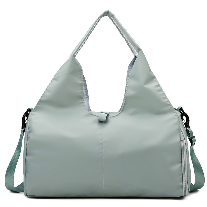 Women's Large Capacity Yoga Bag – Sports Fitness Travel Bag with Dry & Wet Separation, Fits Yoga Mats