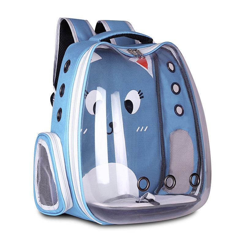 Premium Breathable Pet Carrier Backpack - Comfortable Travel Bag for Cats & Small Dogs