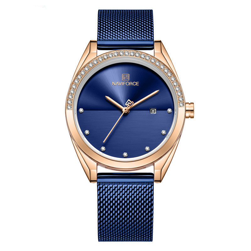 Women's Waterproof Calendar Watch - Quartz Movement