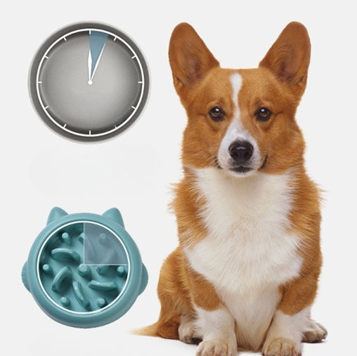 Premium Slow Feeder Bowl - Anti-Choking Pet Feeding Solution for Healthier Eating Habits