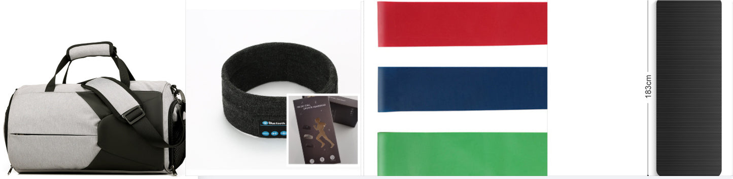 Wireless Bluetooth Headband – Outdoor Fitness & Yoga Headband with Hands-Free Audio for Exercise & Sports