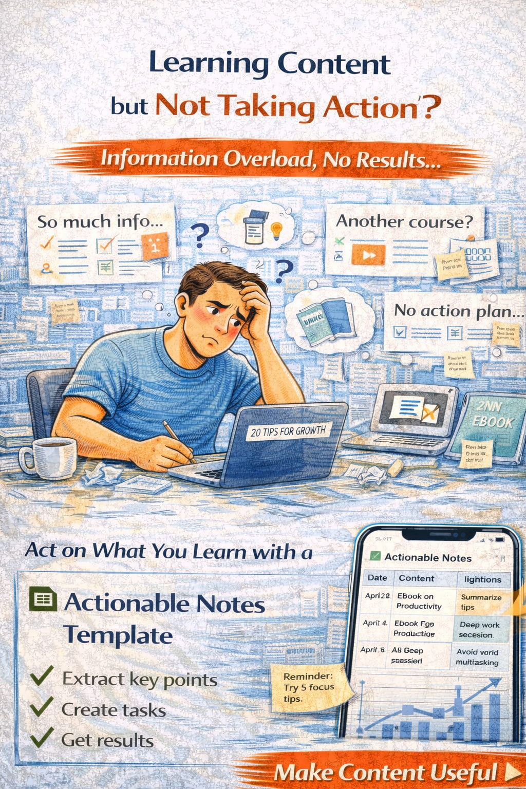 Content-to-Action Implementation Tracker | Turn Insights Into Action