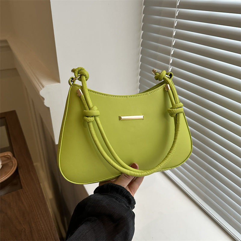 Women's High-End Small Square Armpit Handbag – Elegant Designer Shoulder Purse