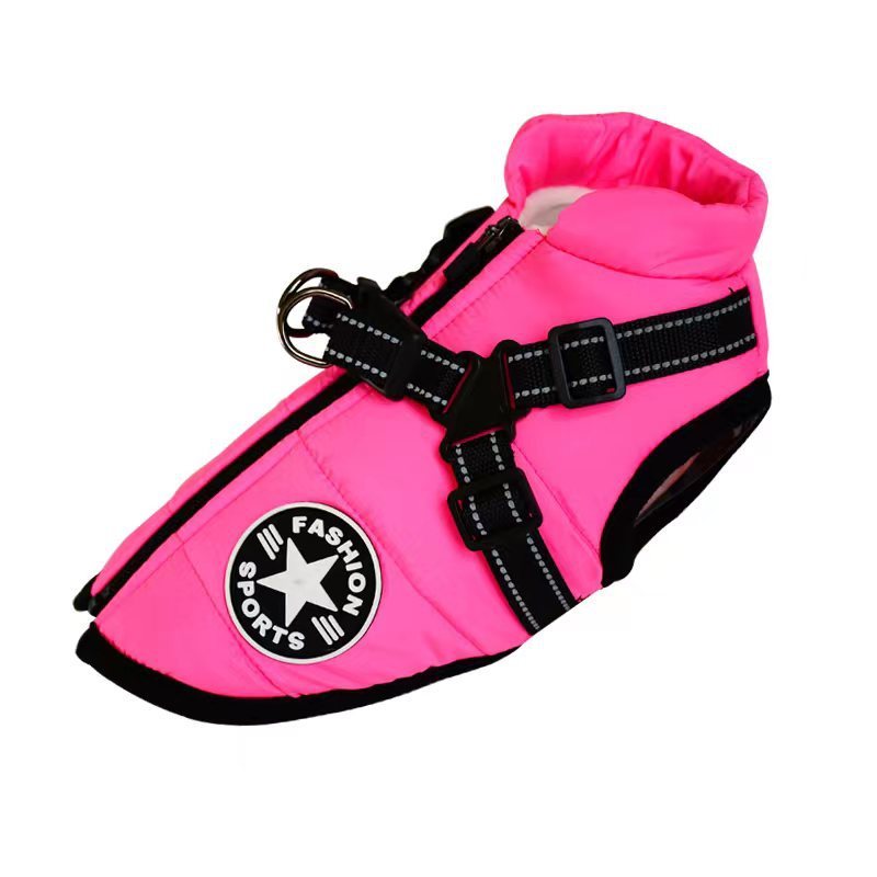 Premium Waterproof Winter Dog Coat with Built-In Harness - All-Weather Protection for All Breeds